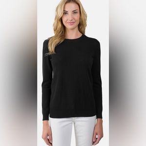 New Morgan Taylor Women's 100% Cashmere crew neck, XLarge, $129